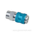 Japanese type pneumatic quick release coupler coupling